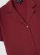 Red oversized short-sleeve viscose-blend shirt_6
