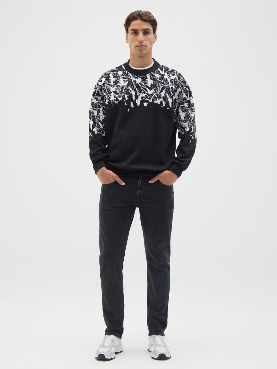 Multicolour Cotton Blend Sweatshirt_1