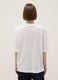 White Pure Cotton Short Sleeve Oversize Fit T-shirt_2