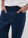 Pure Cotton Blue Baggy Jeans_4