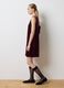 Red Velvet Sleeveless Slim Fit Dress_0