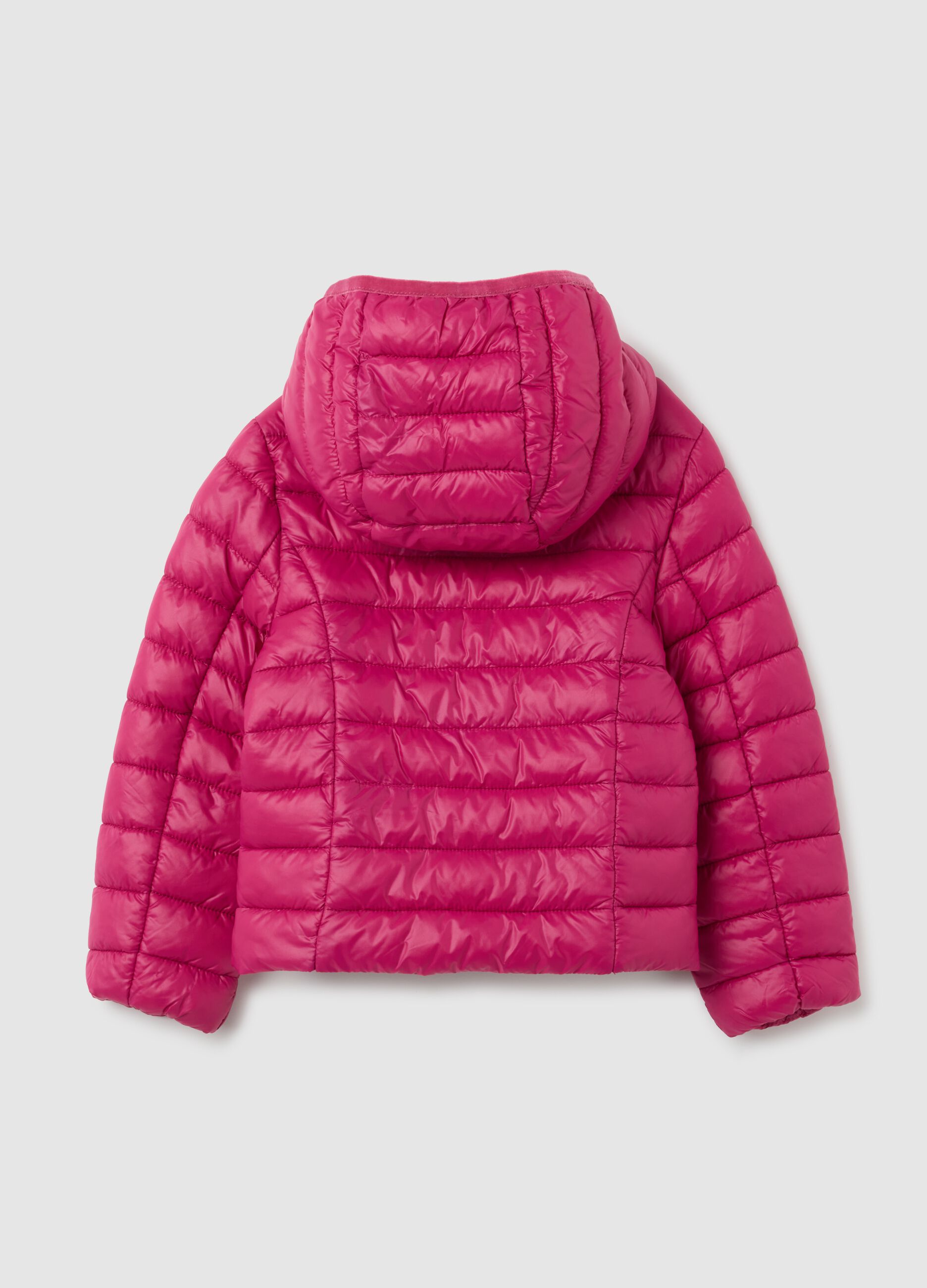 Giacca da bambina rosa imbottita regular fit