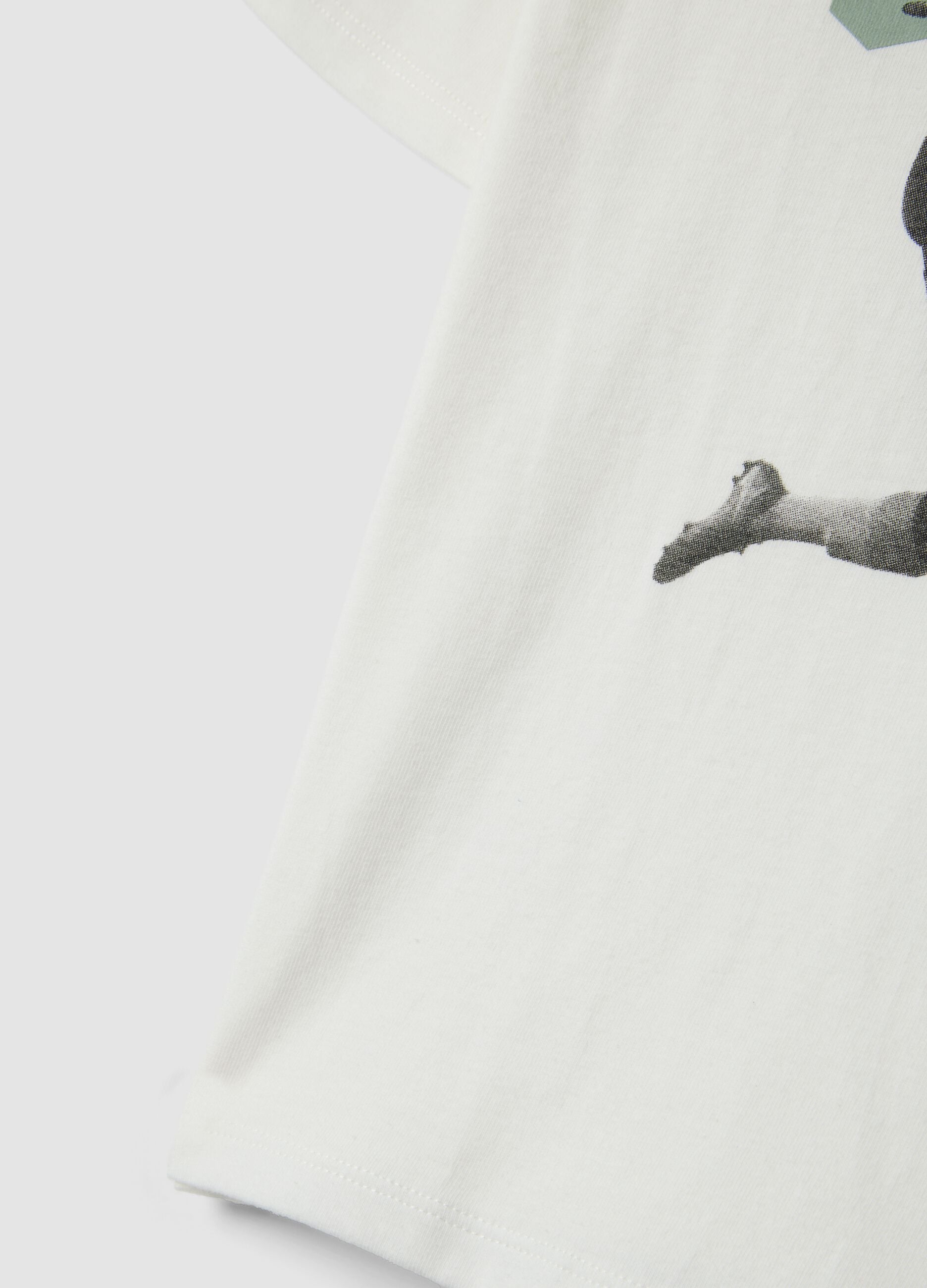 GAP logo pure cotton T-shirt