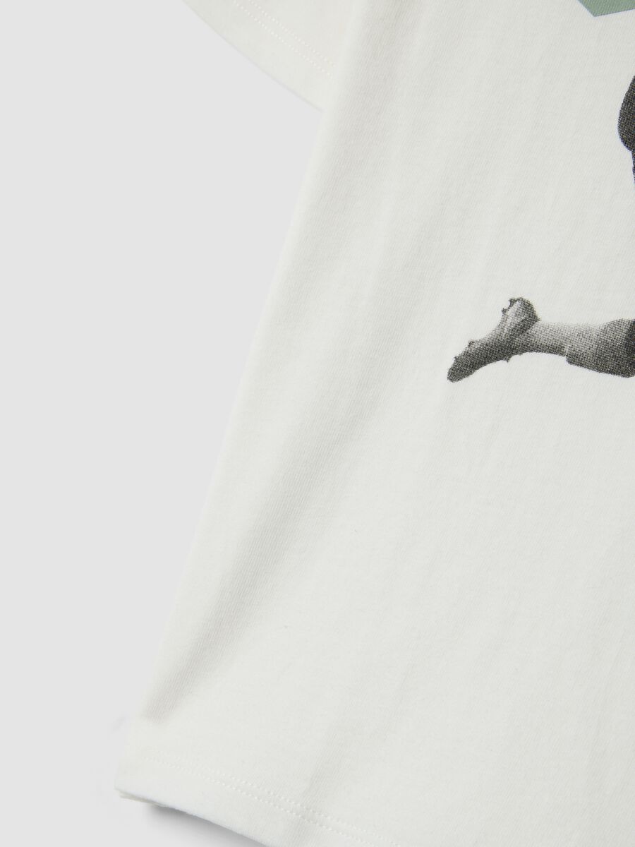 GAP logo pure cotton T-shirt_3