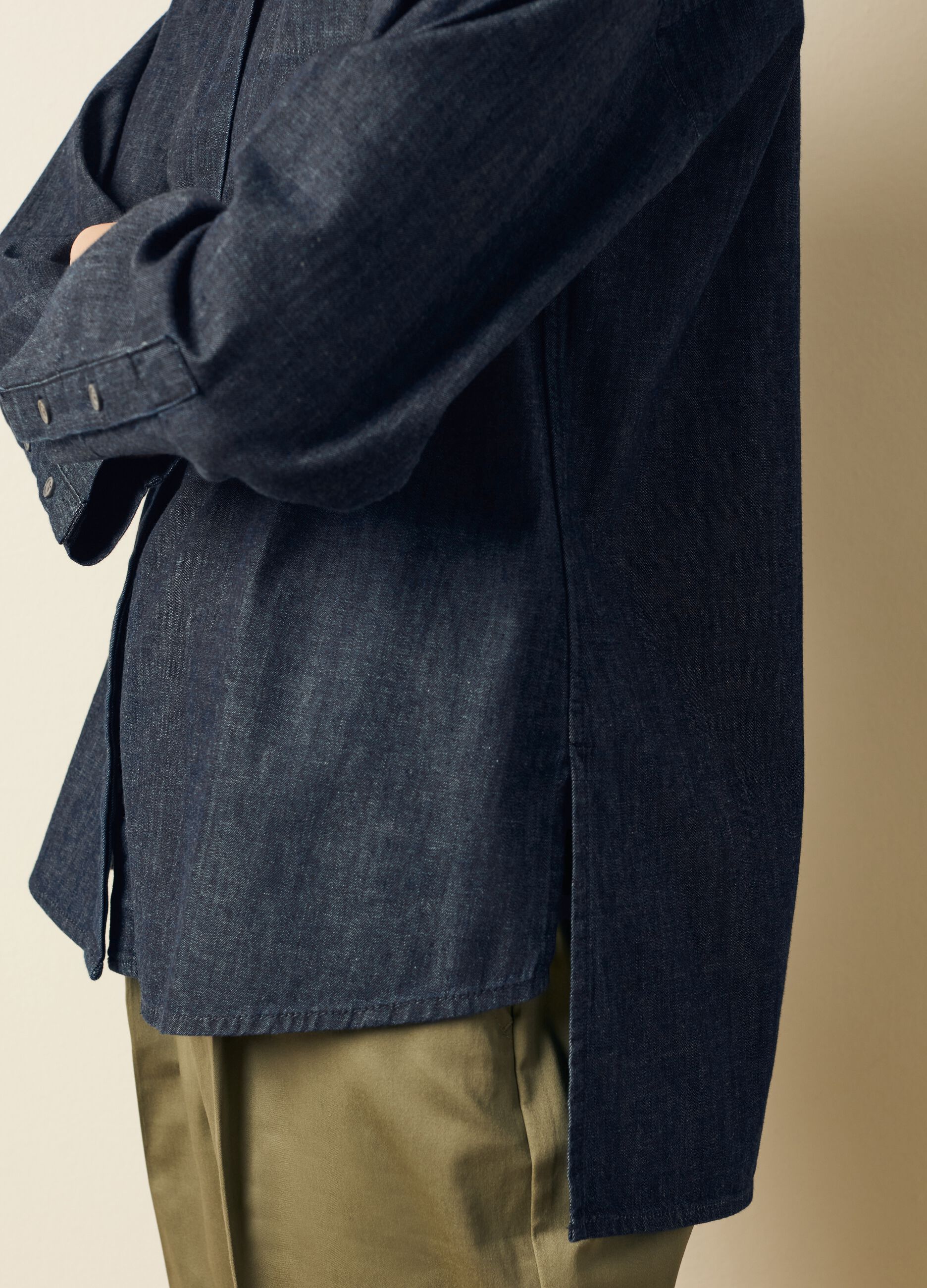 Camicia oversize in denim