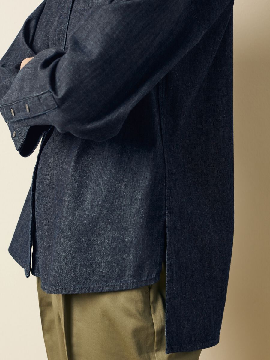 Oversize denim shirt_2