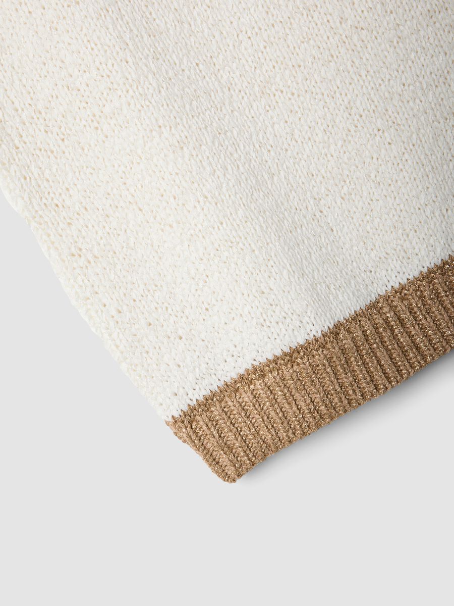 White cotton-blend top_1