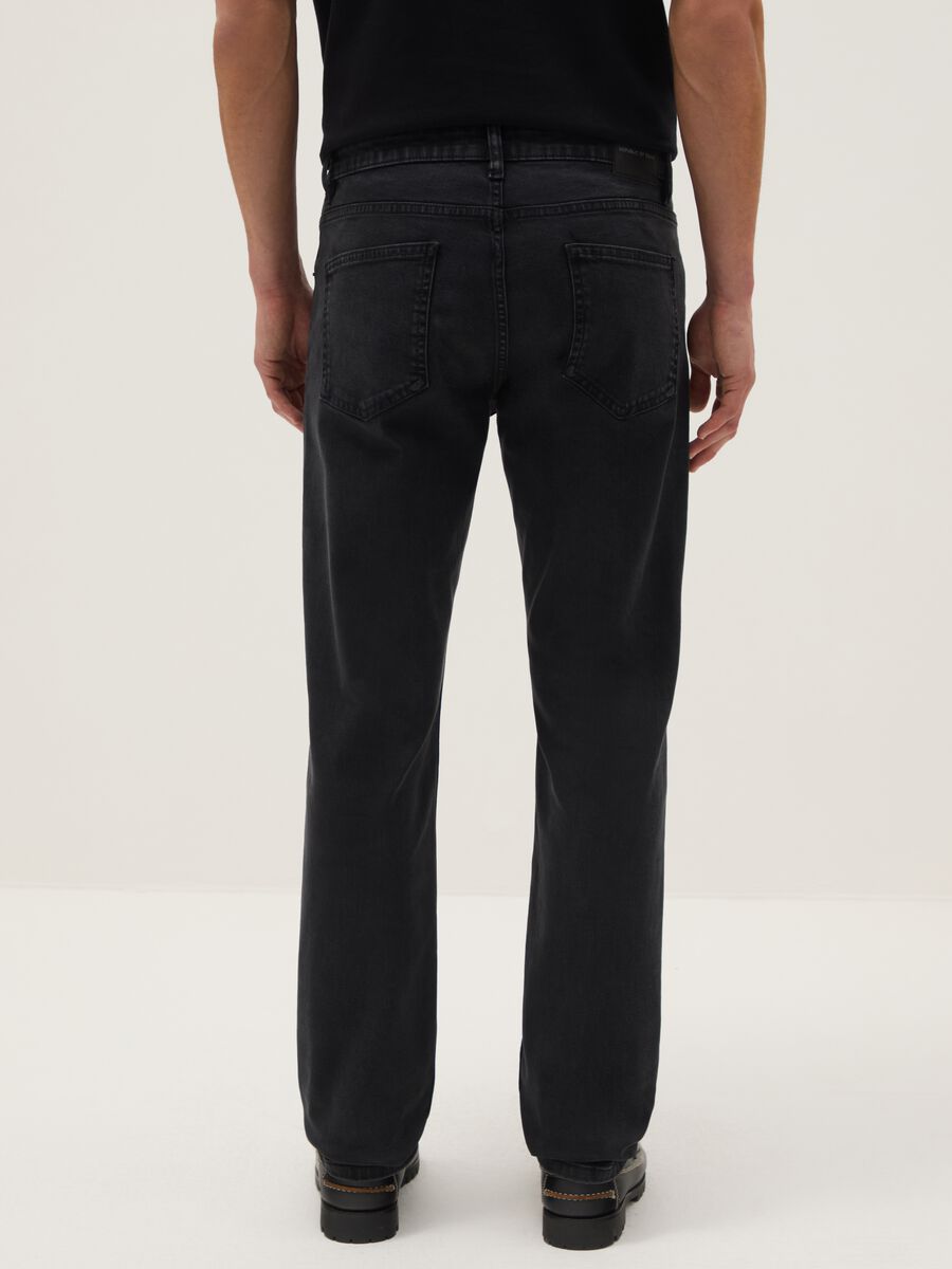 Black Denim Slim Fit Jeans_2