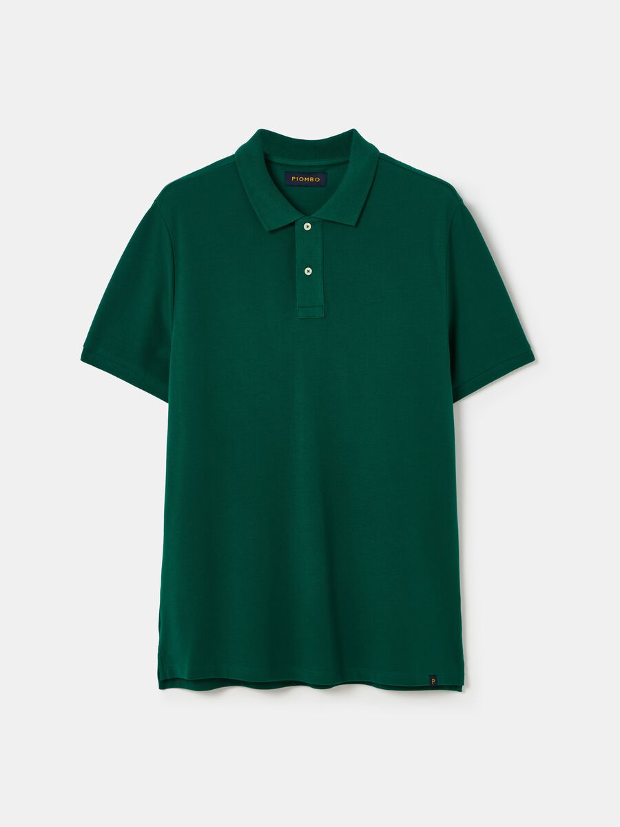 Supima cotton piquet polo shirt_3