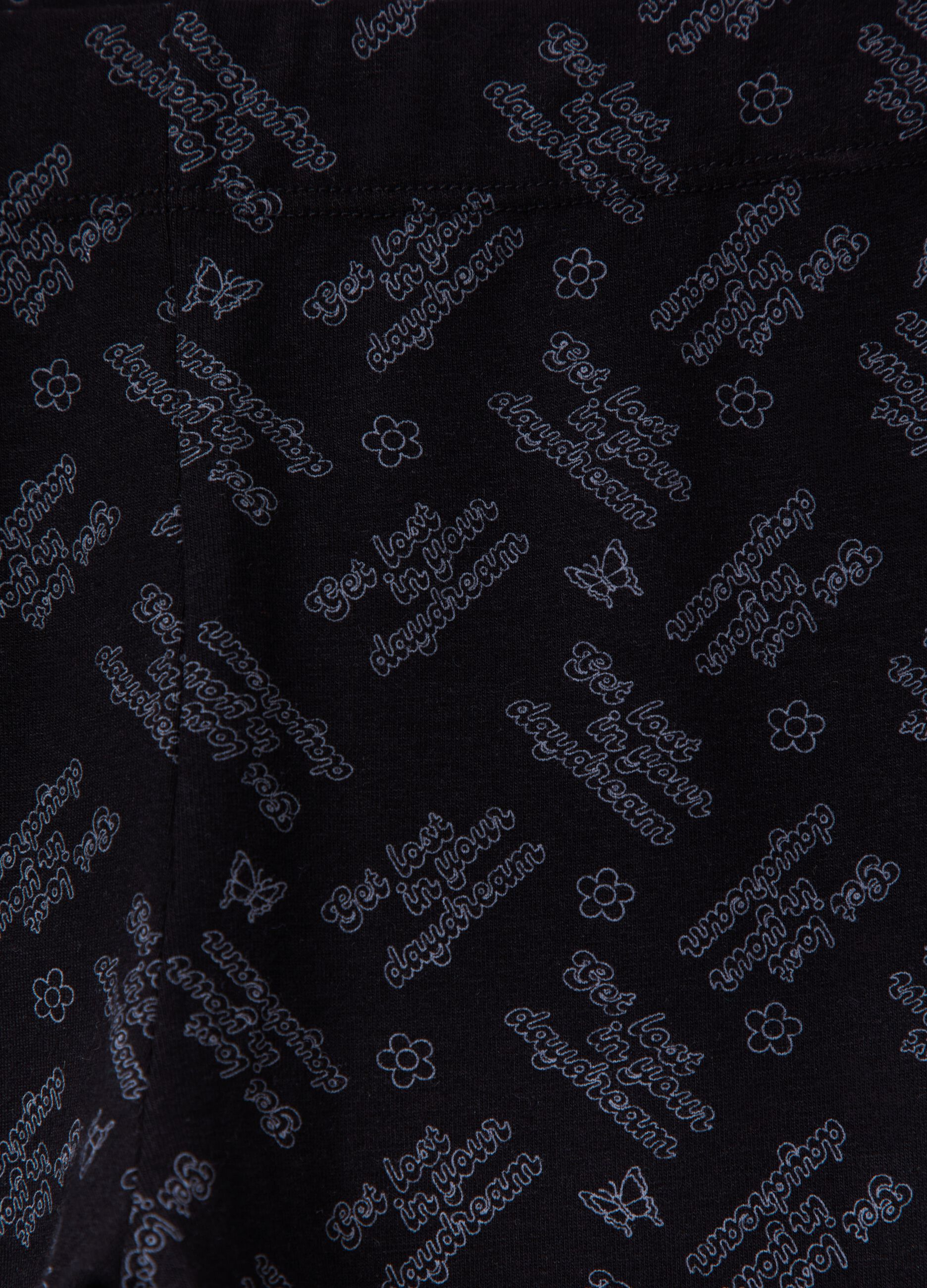 Leggings a tre quarti con stampa_2