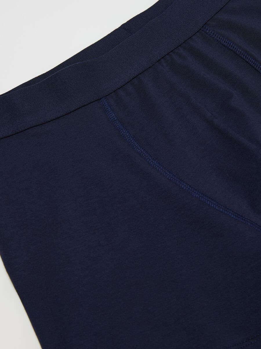 Midi boxer shorts in stretch cotton_5