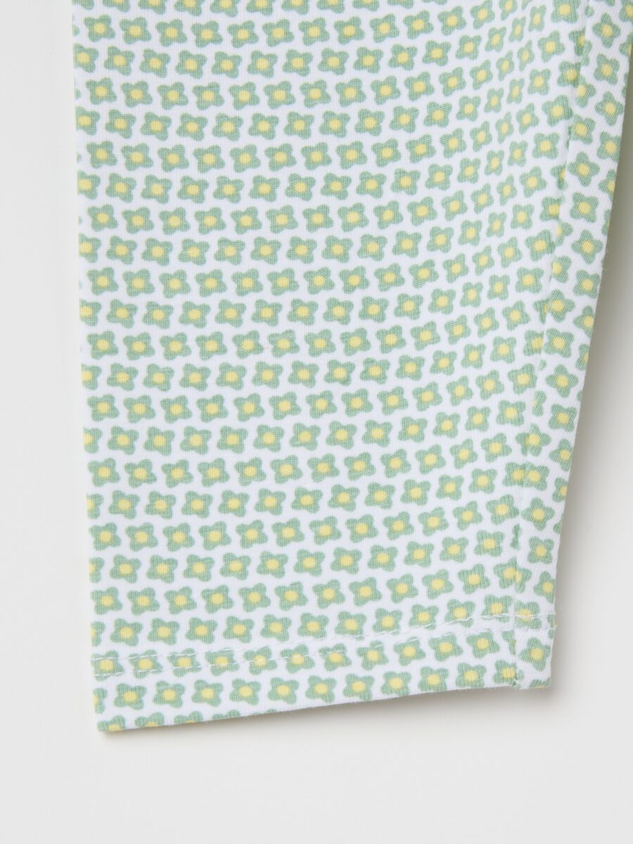 Three-quarter leggings with print_2
