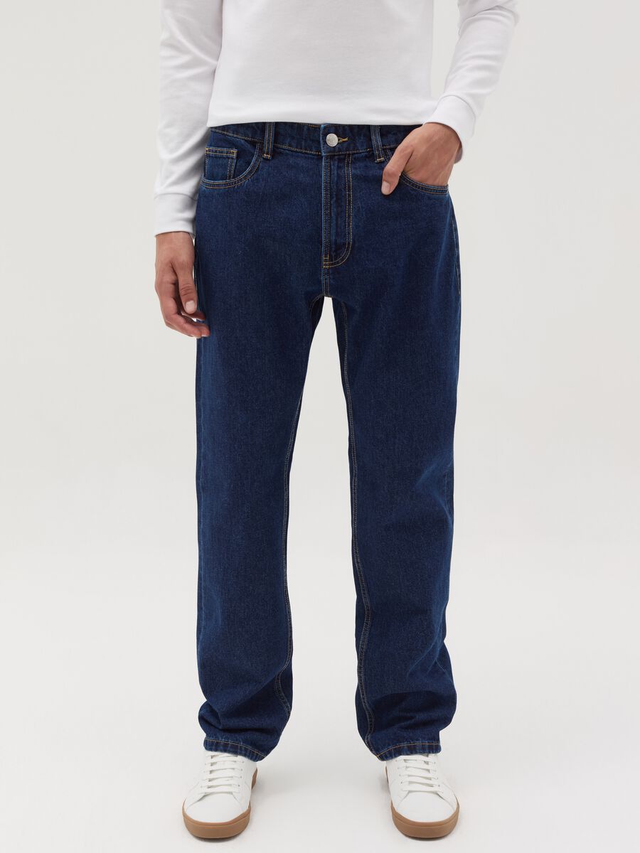 Jeans regular fit cinque tasche_1