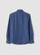 Light blue pure cotton twill shirt, regular fit_6