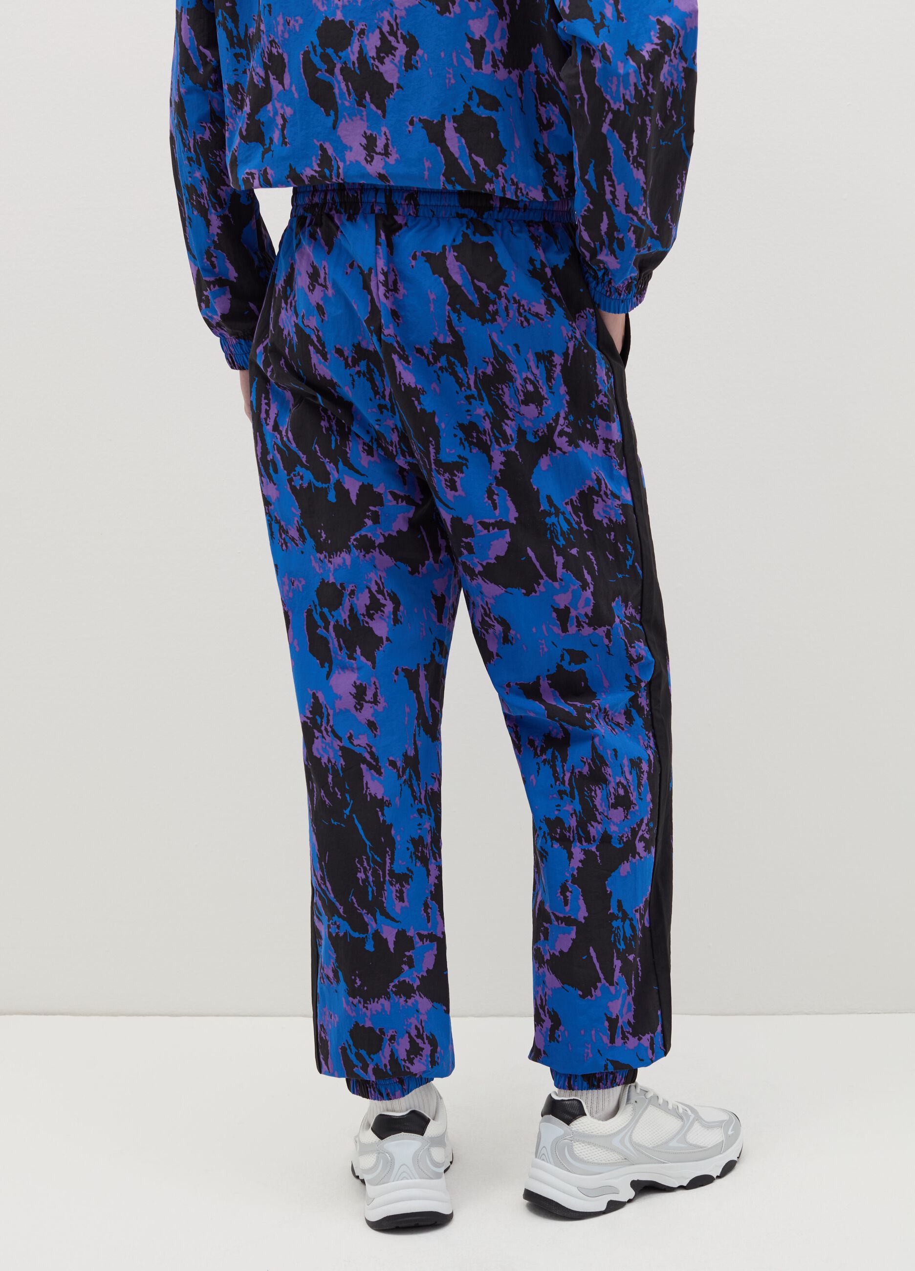 B.ANGEL X THE SEA BEYOND tie-dye joggers with drawstring