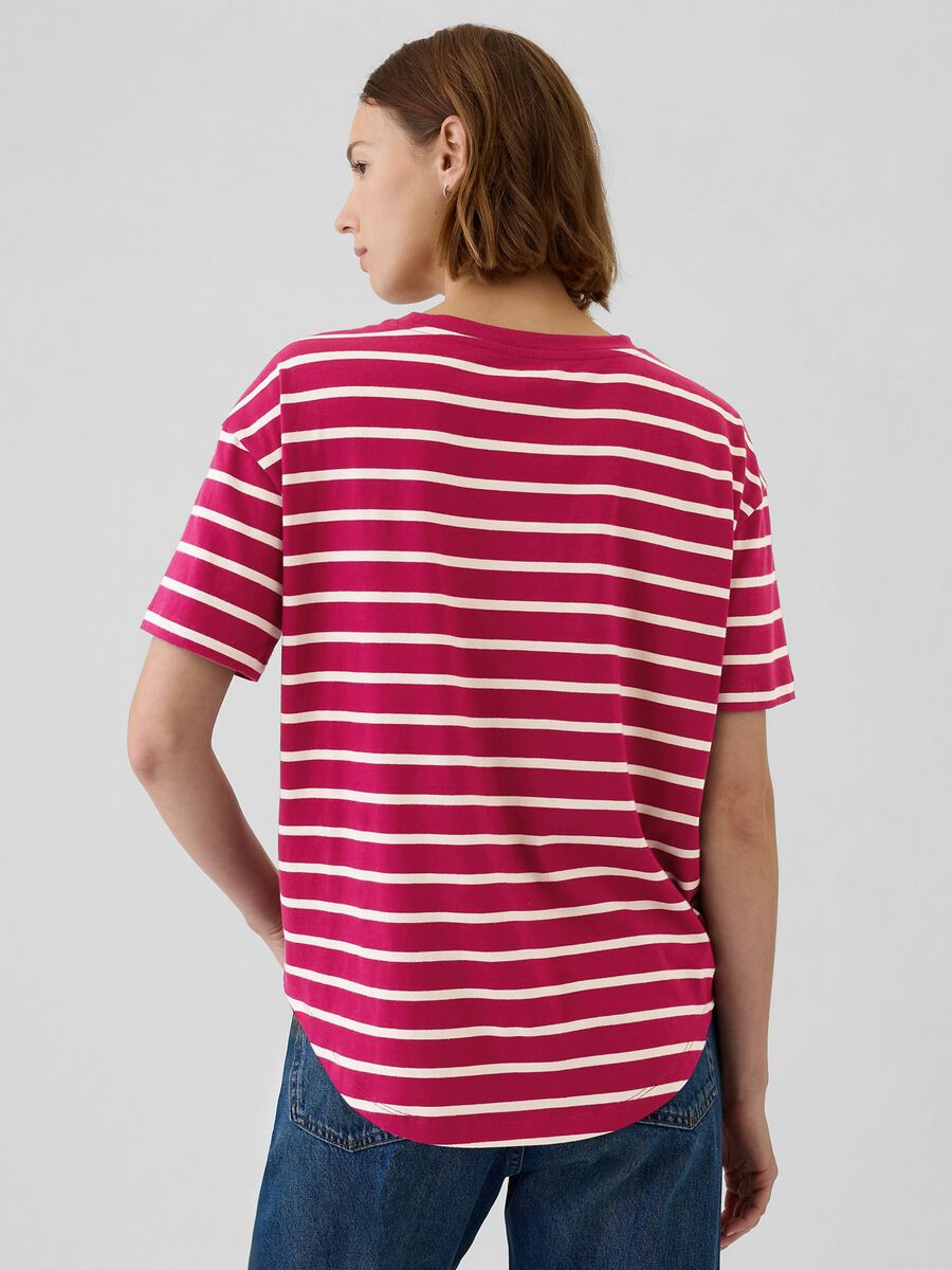 Organic cotton T-shirt with Athletic Dept. logo print_2