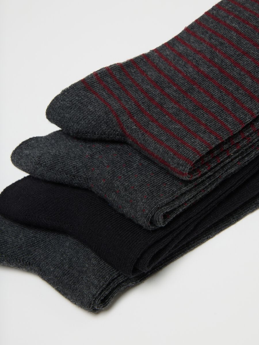 Multicolour Cotton Stretch Short Socks Multipack_2