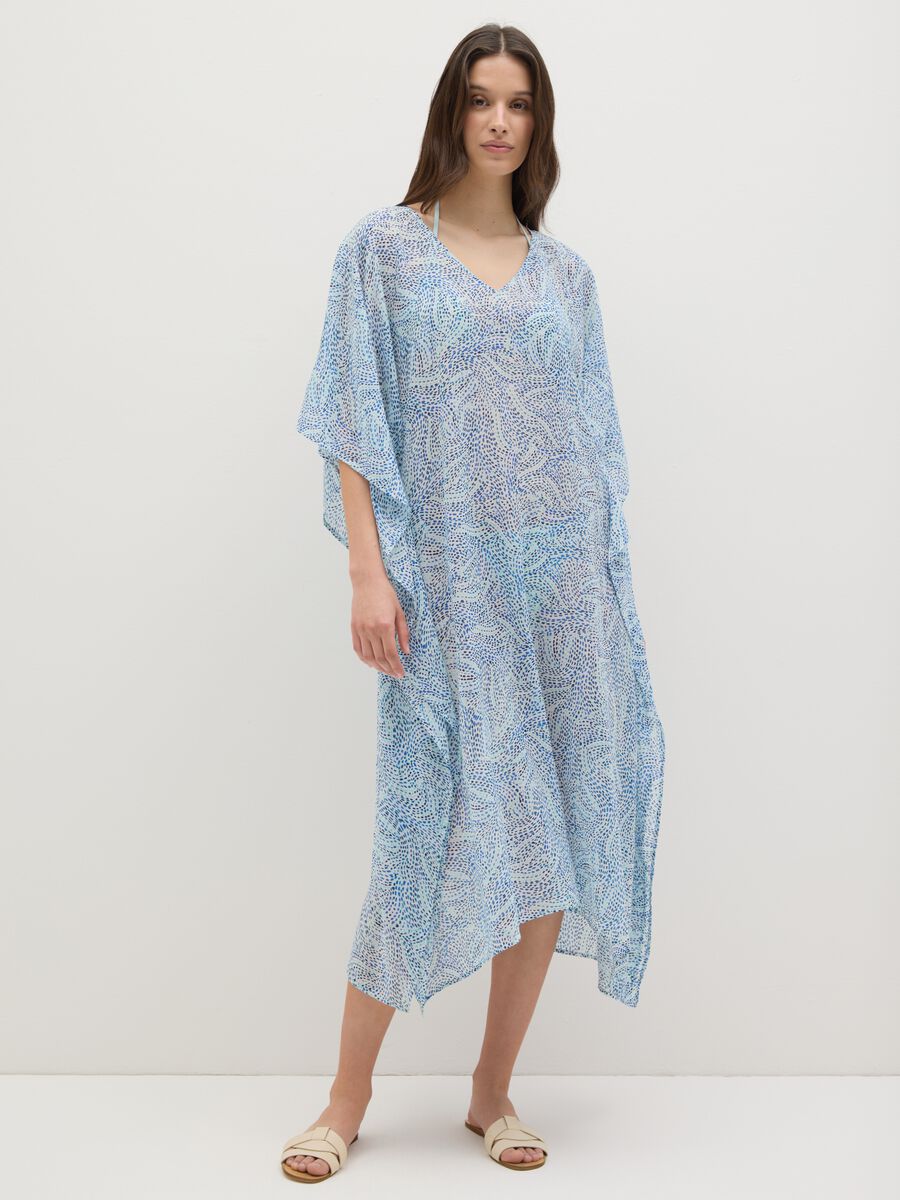 Women's Long Multicolour Blend Kaftan_0
