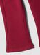 Red organic stretch cotton treggings_3