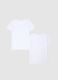 Children's white stretch cotton t-shirt twin pack, regular fit_1