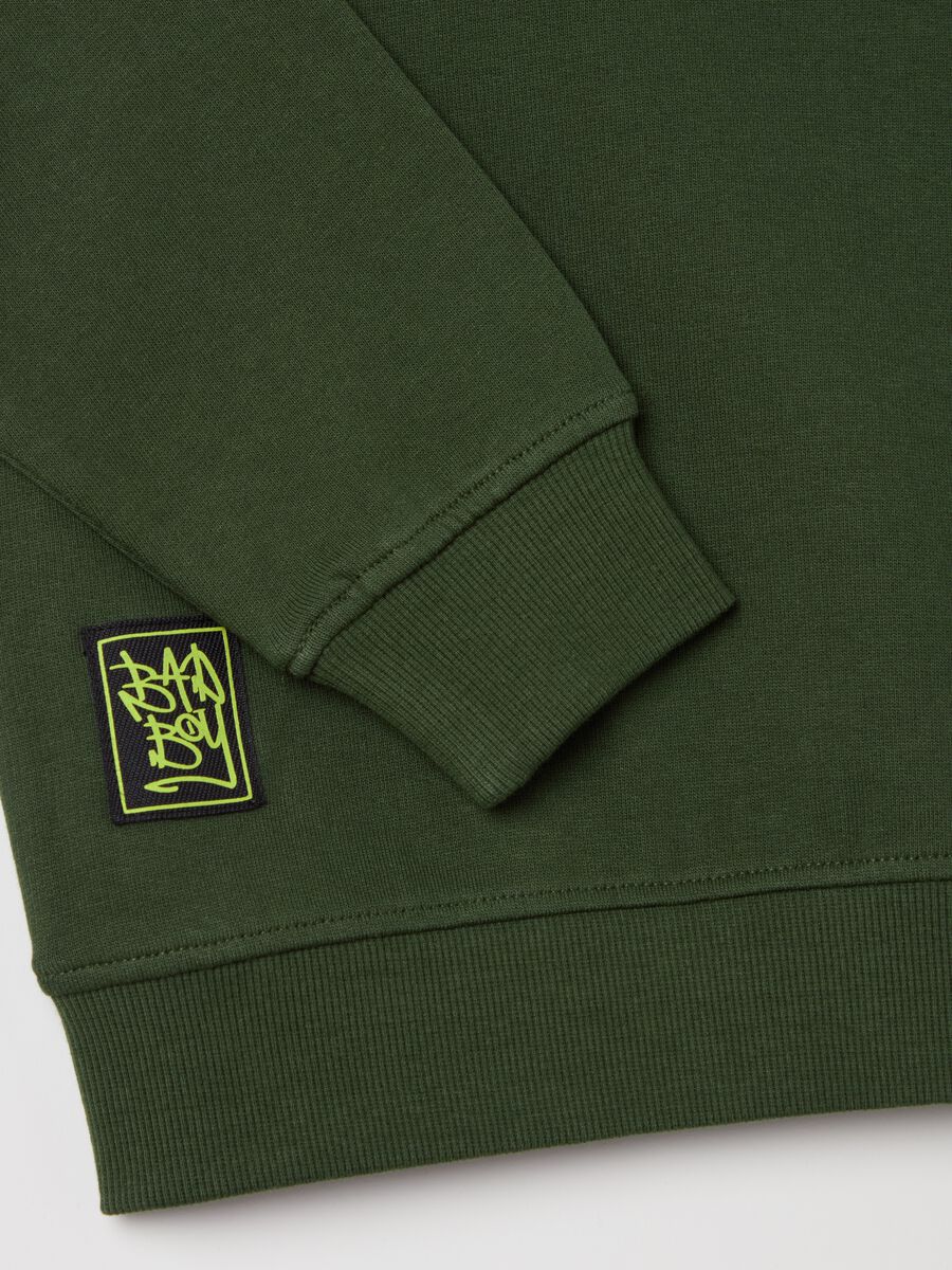 French terry sweatshirt with monster embroidery_2