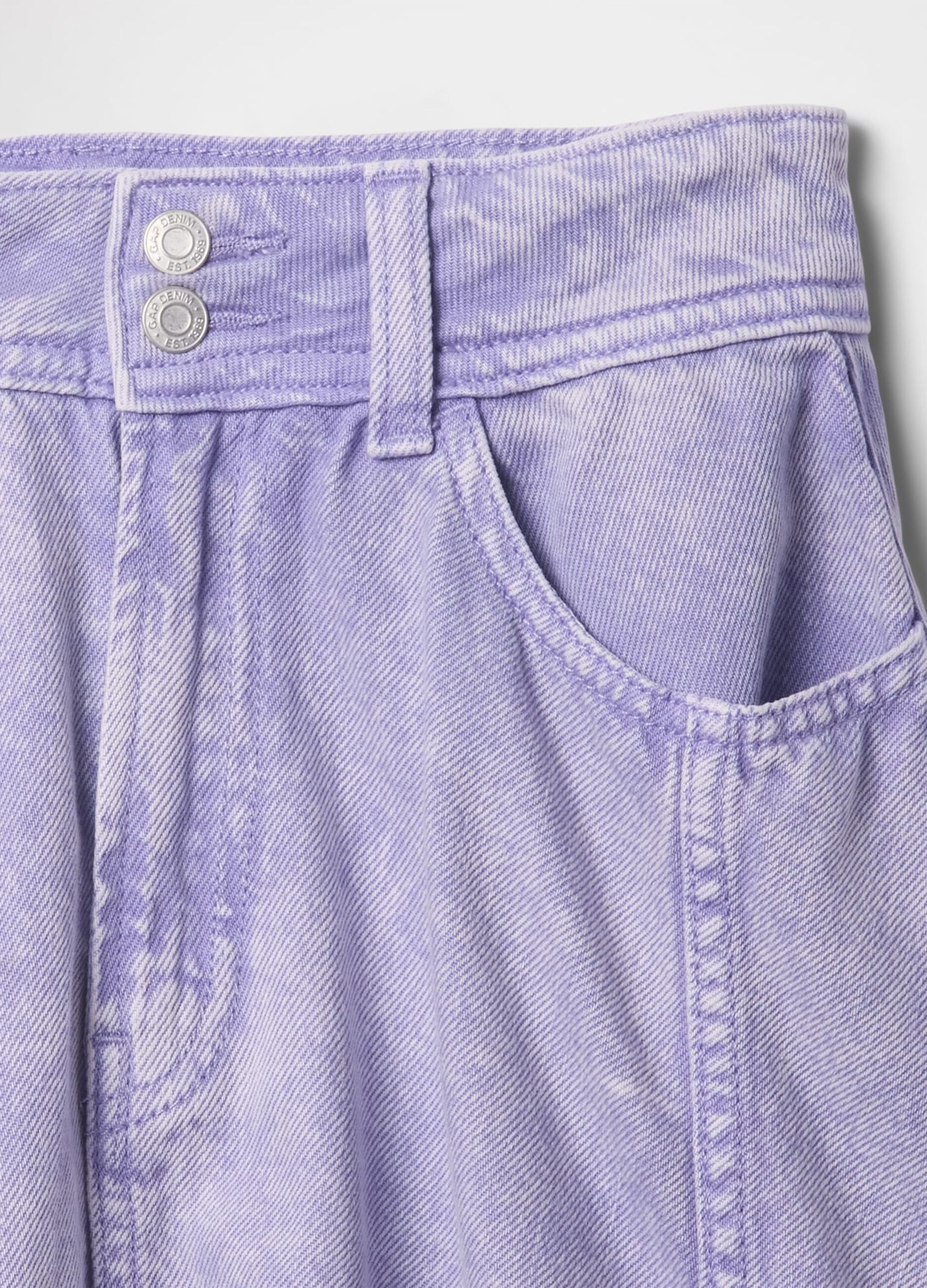 Violet Denim Mini Skirt GAP Kids