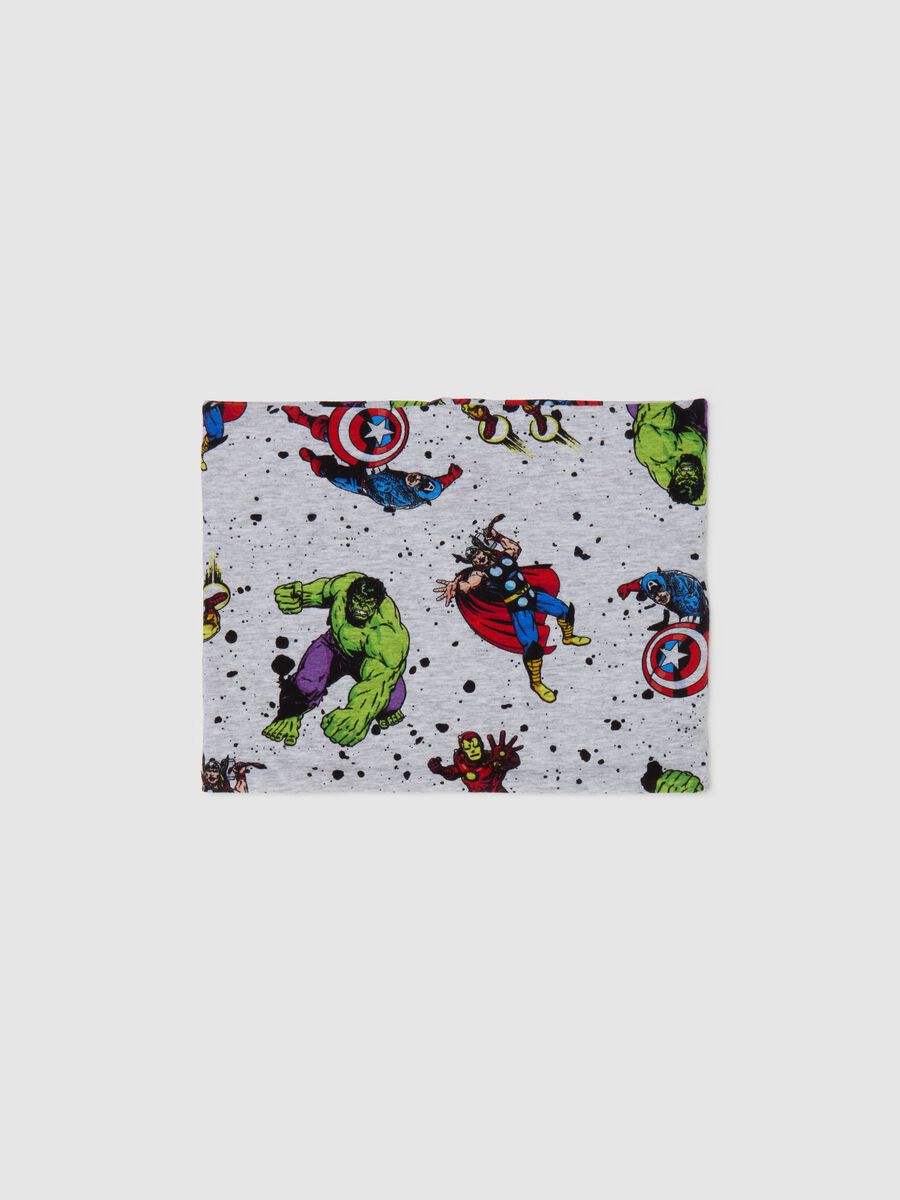 Jersey neck warmer with Superheroes print_0