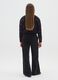 Girls' Black Corduroy Trousers, Relaxed Fit_1