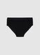Mutandina da ragazza in cotone nero regular fit_0