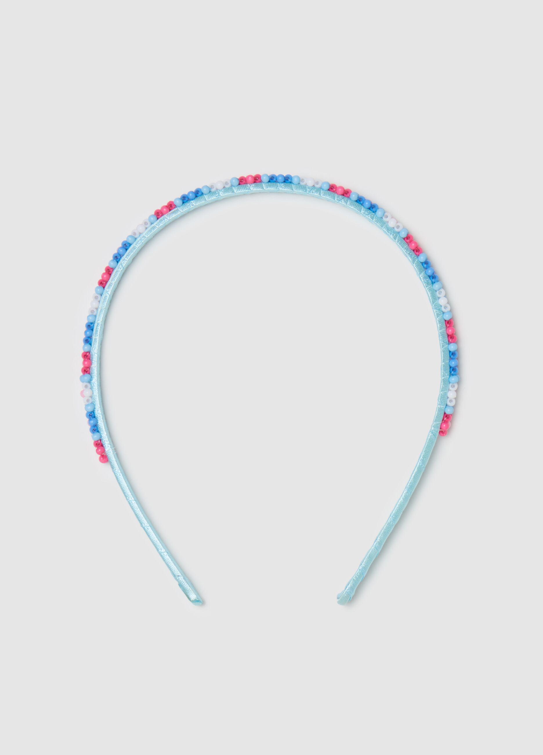Alice band with beads application