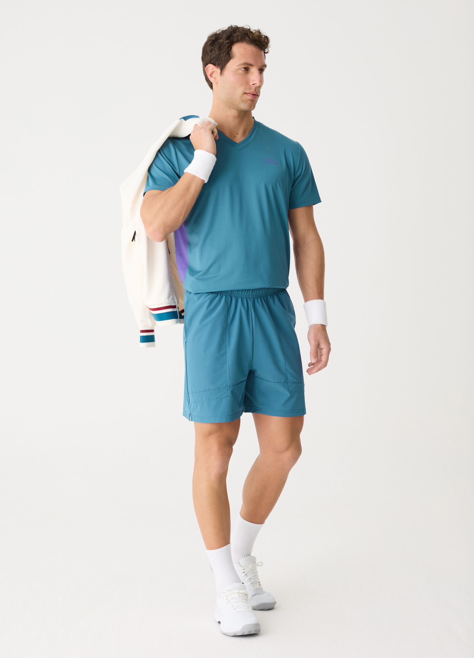 SLAZENGER T-shirt in technical fabric
