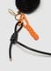 Multicolour Keychain with Pompon_2