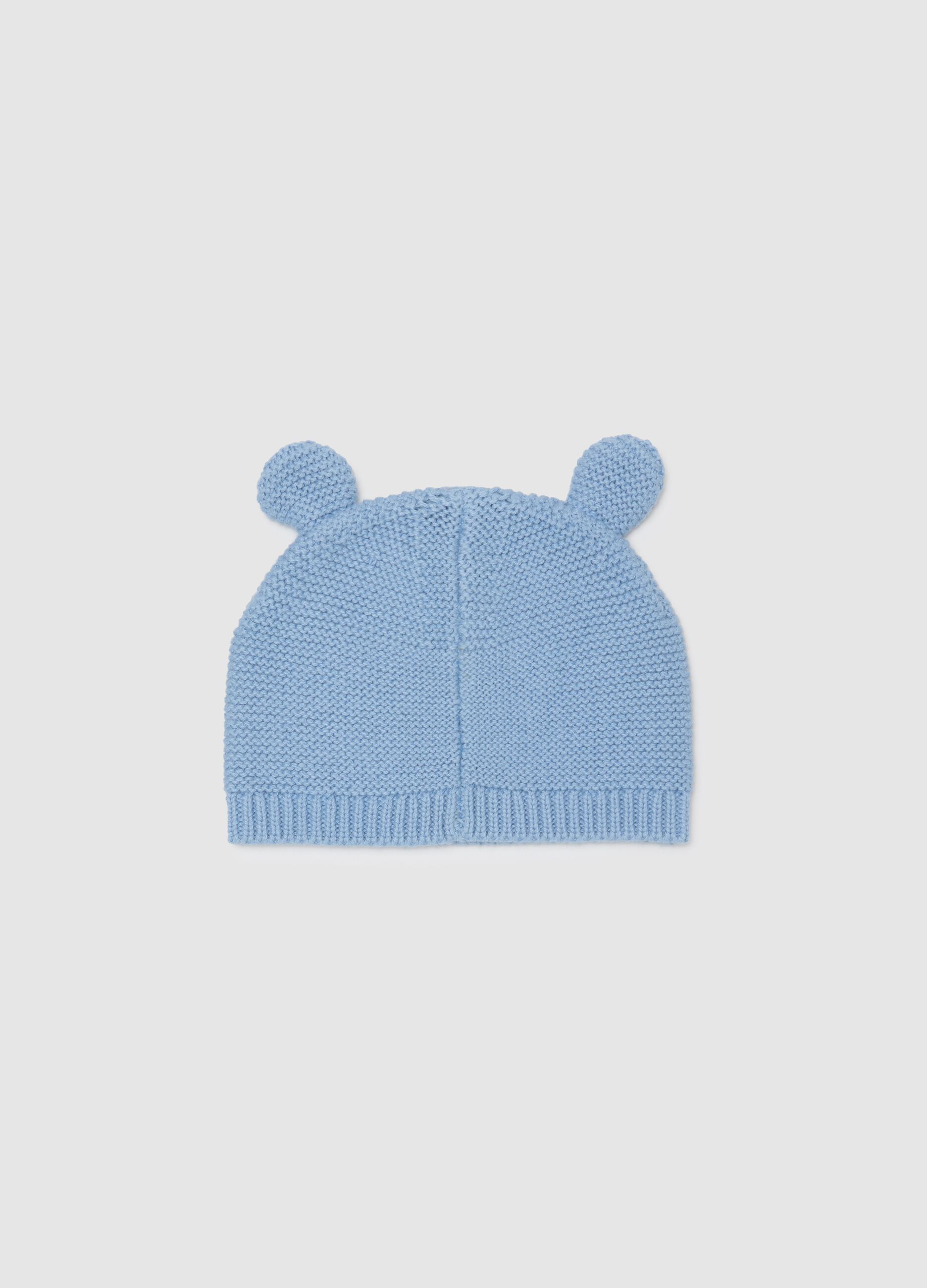Baby blue cotton hat