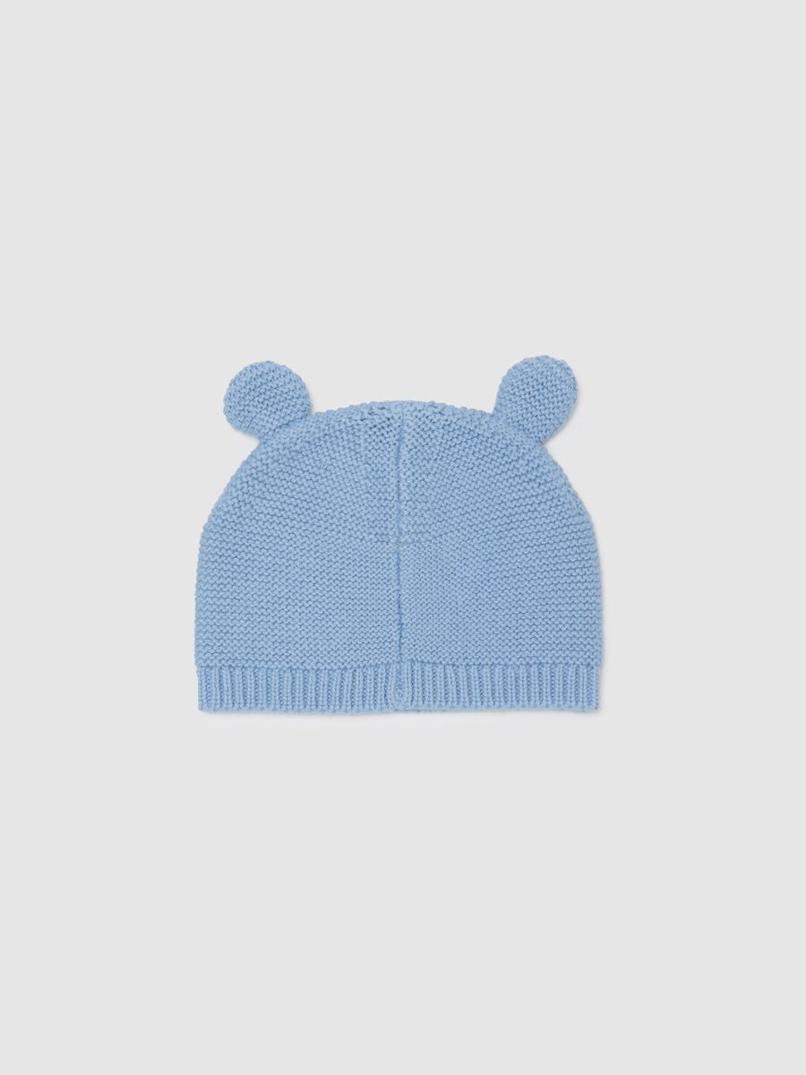 Baby blue cotton hat_1