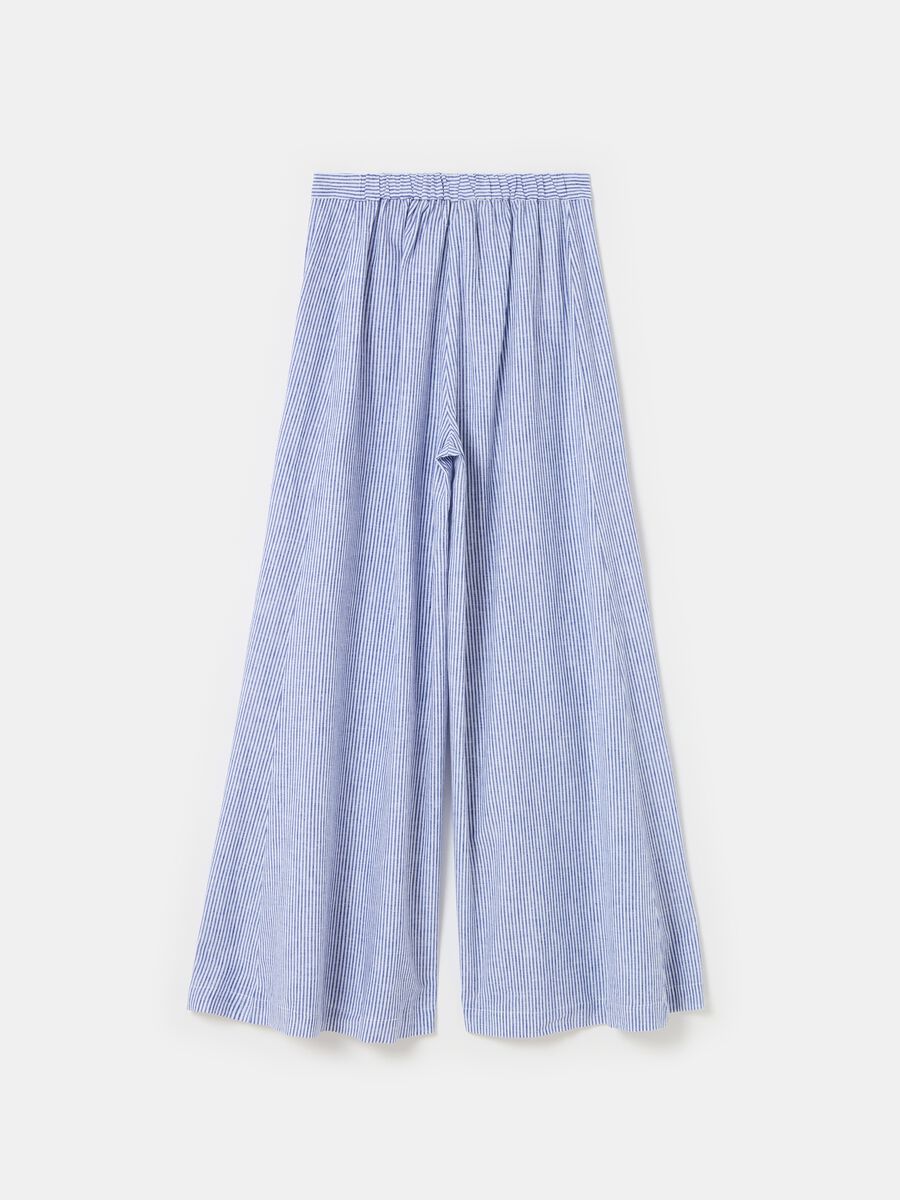 Flare-fit wide-leg trousers_4