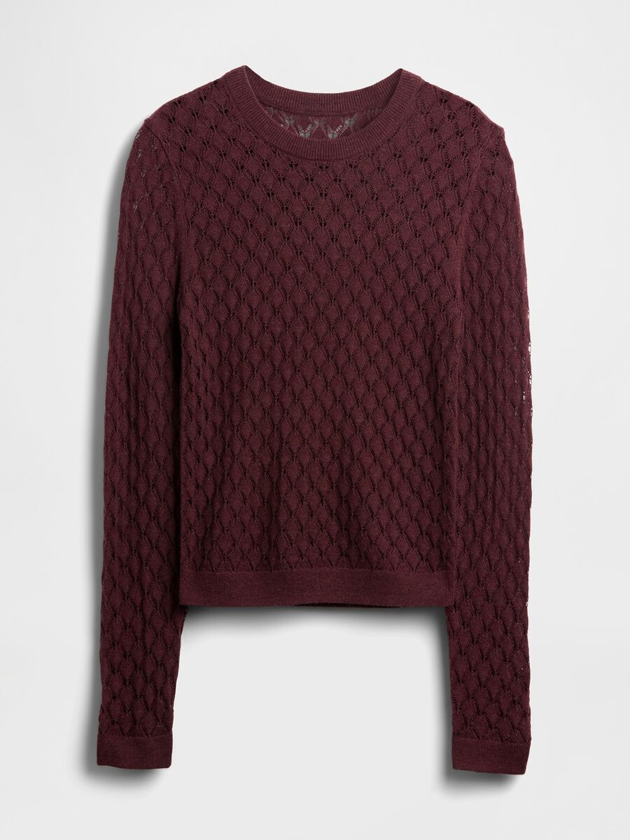 Maglione viola traforato_3