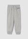 Fleece trousers with logo_0
