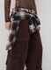 Brown cotton cargo trousers_3