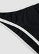 Black stretch bikini with contrasting trim_3