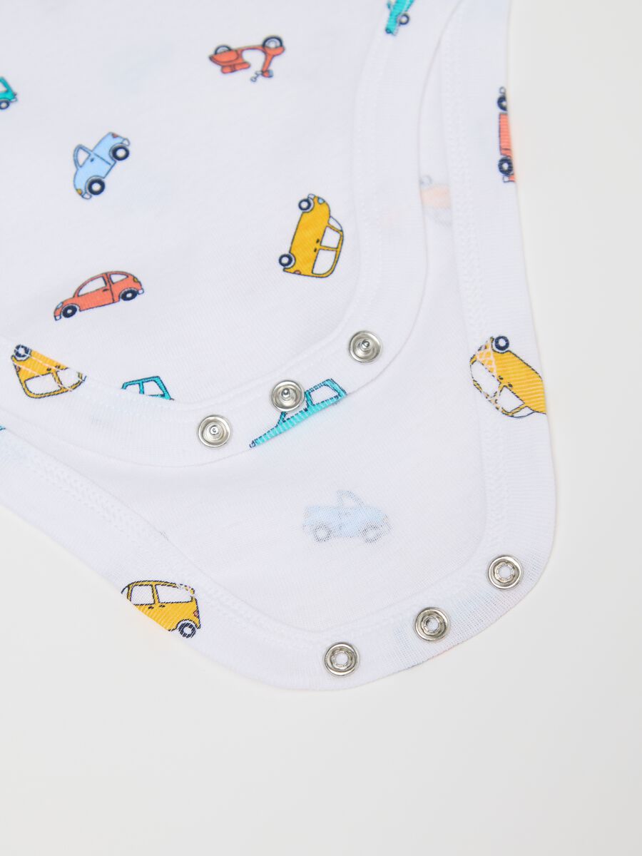 Three-pack sleeveless bodysuits with print_3