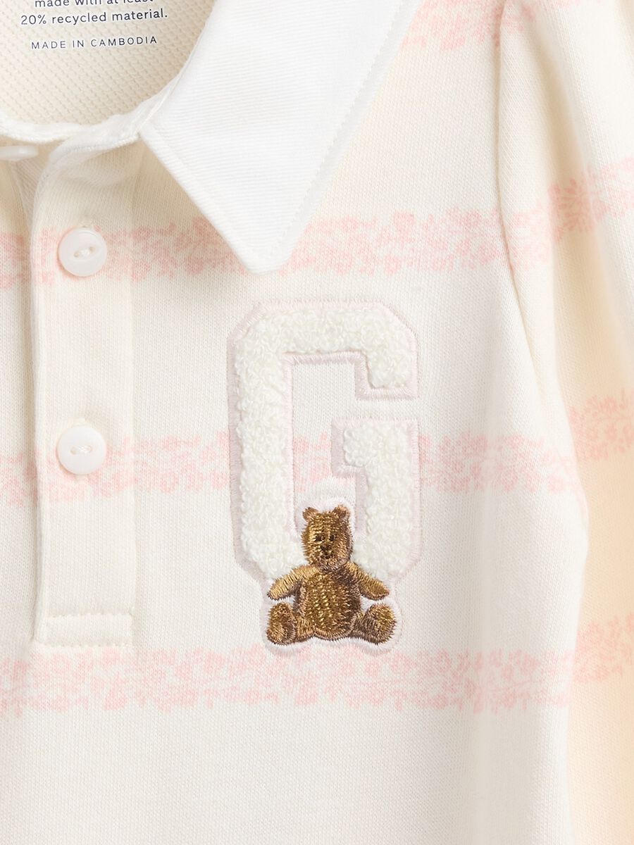 Pink cotton baby unisex romper_2