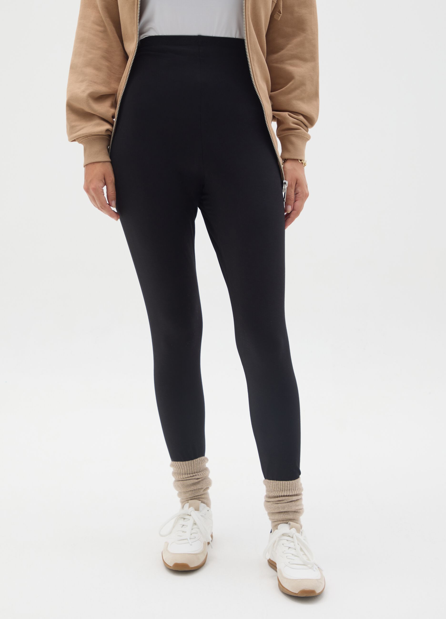 Black Stretch Maternity Leggings