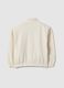 Girls' white pure cotton sweatshirt regular fit_1