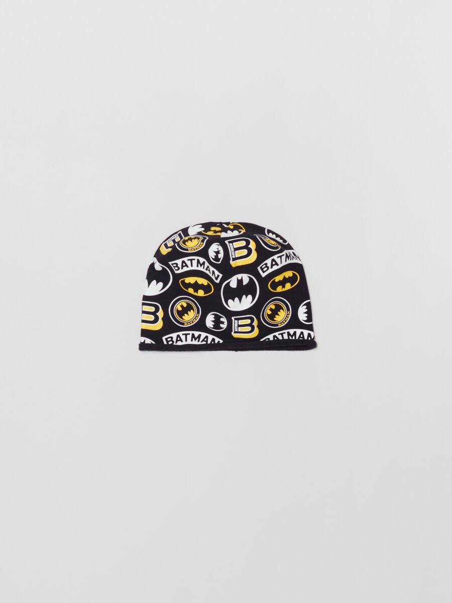 Berretto in cotone stretch stampa Batman_0