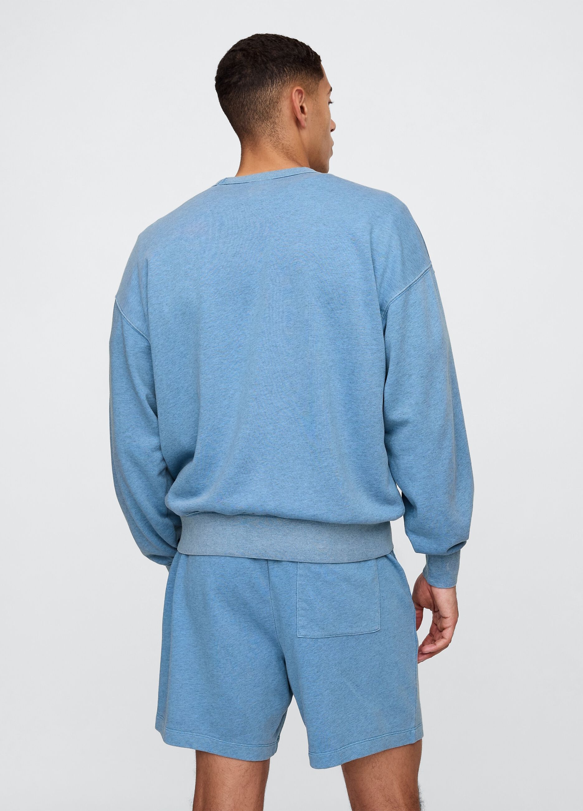 Gap Blue Sweatshirt in Mixed Fabric