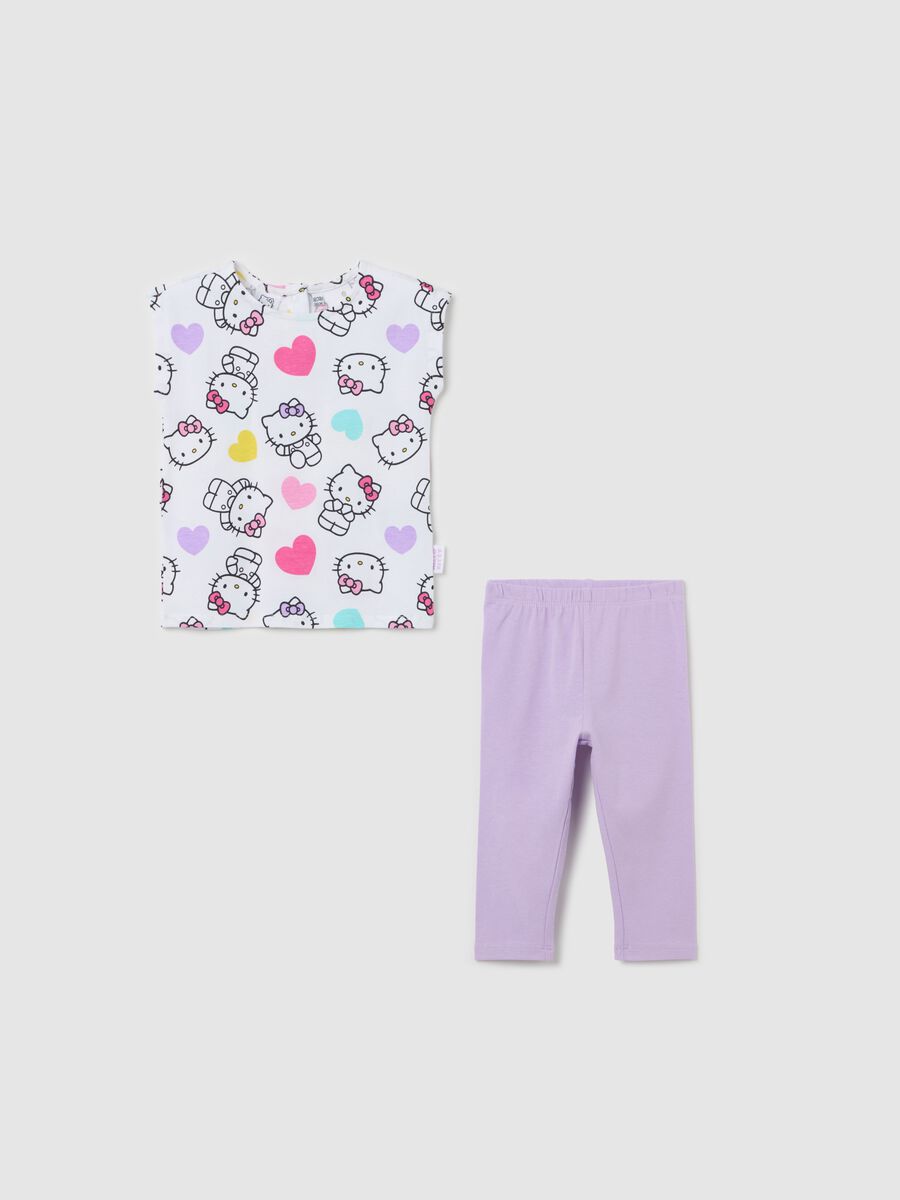 Jogging set with Hello Kitty and hearts print_0