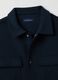 Blue Cotton-Blend Sweatshirt with Buttons_5