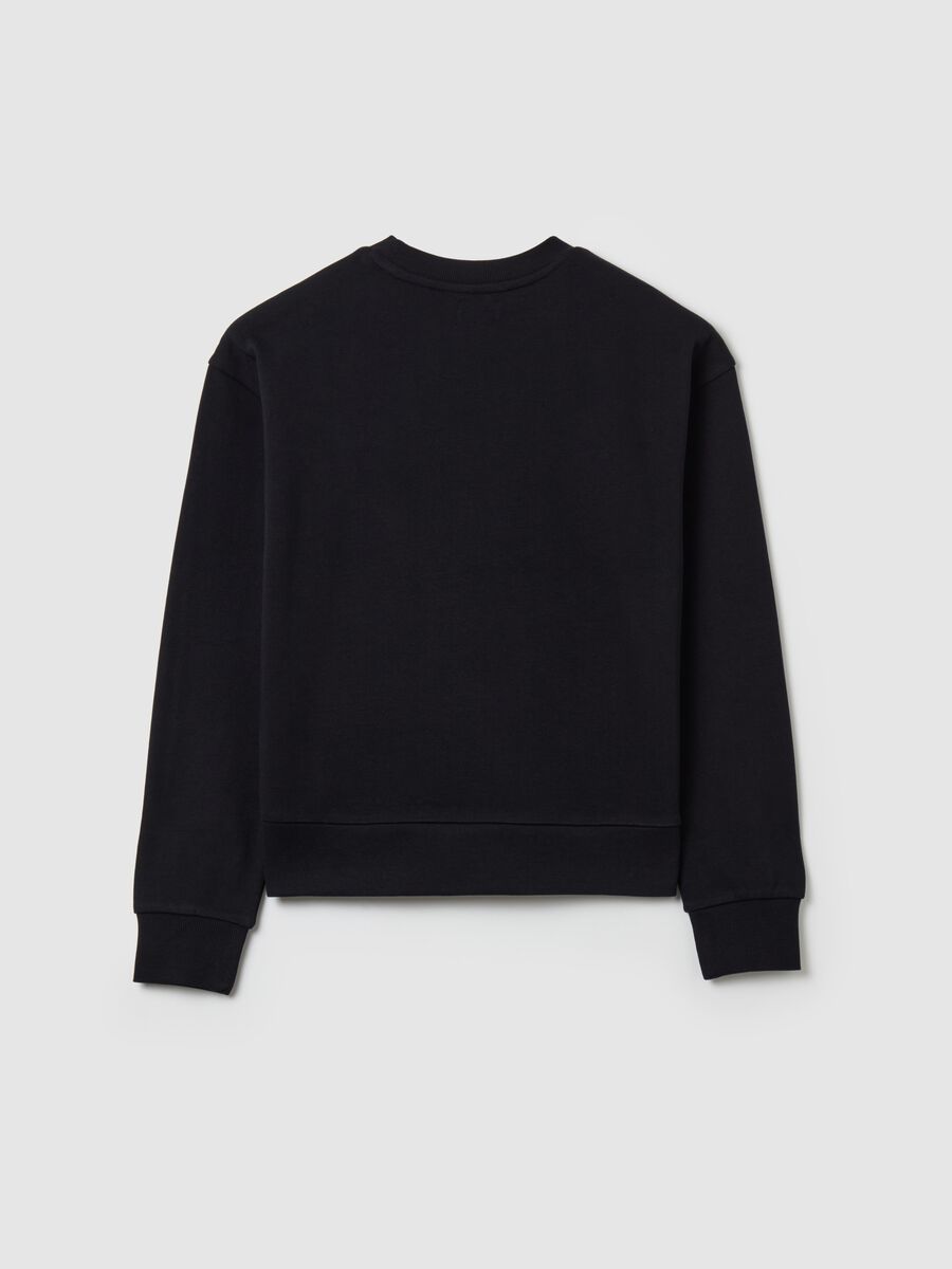 Round neck sweatshirt with print_4