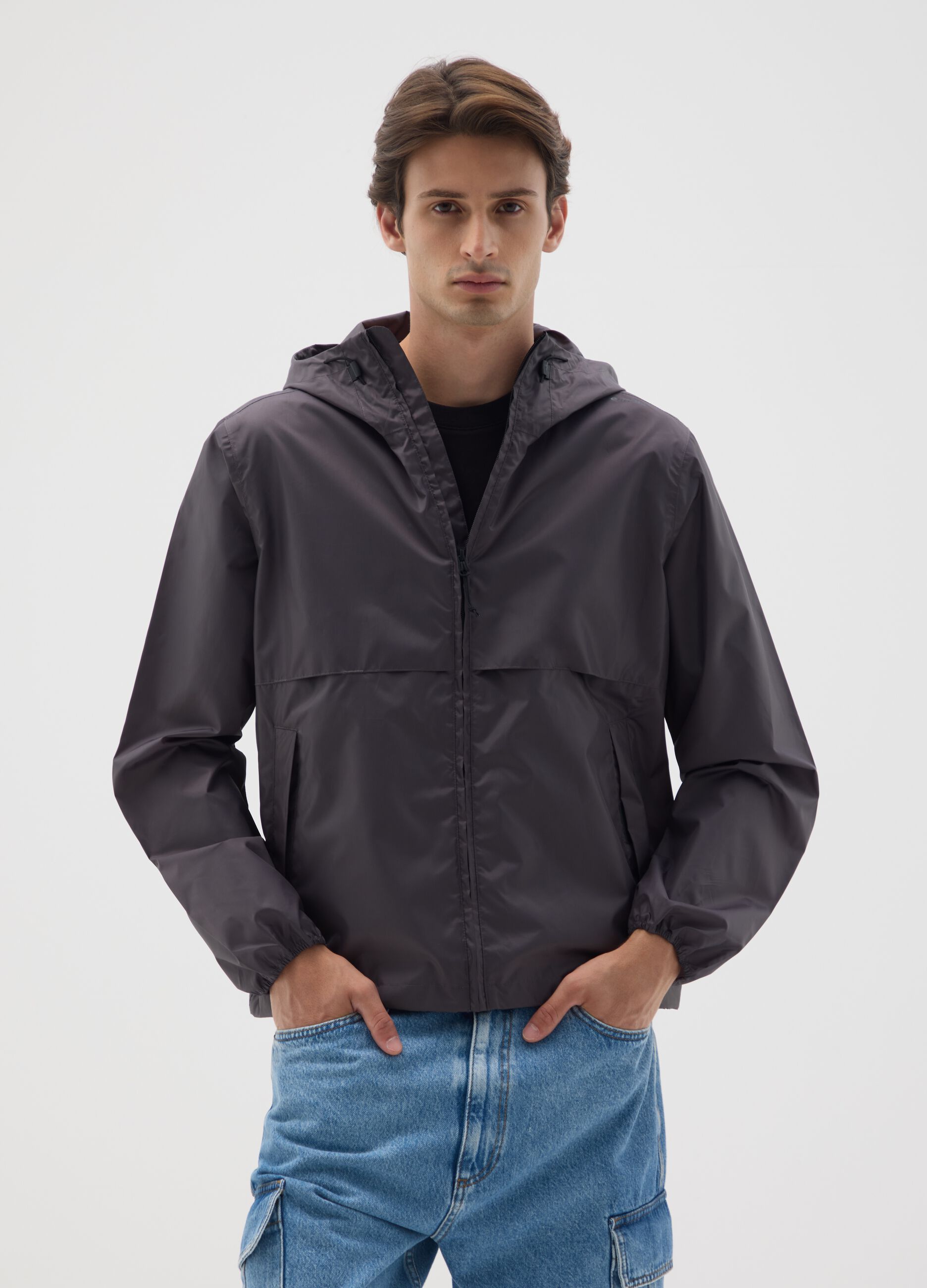 Giacca da uomo in grigio regular fit