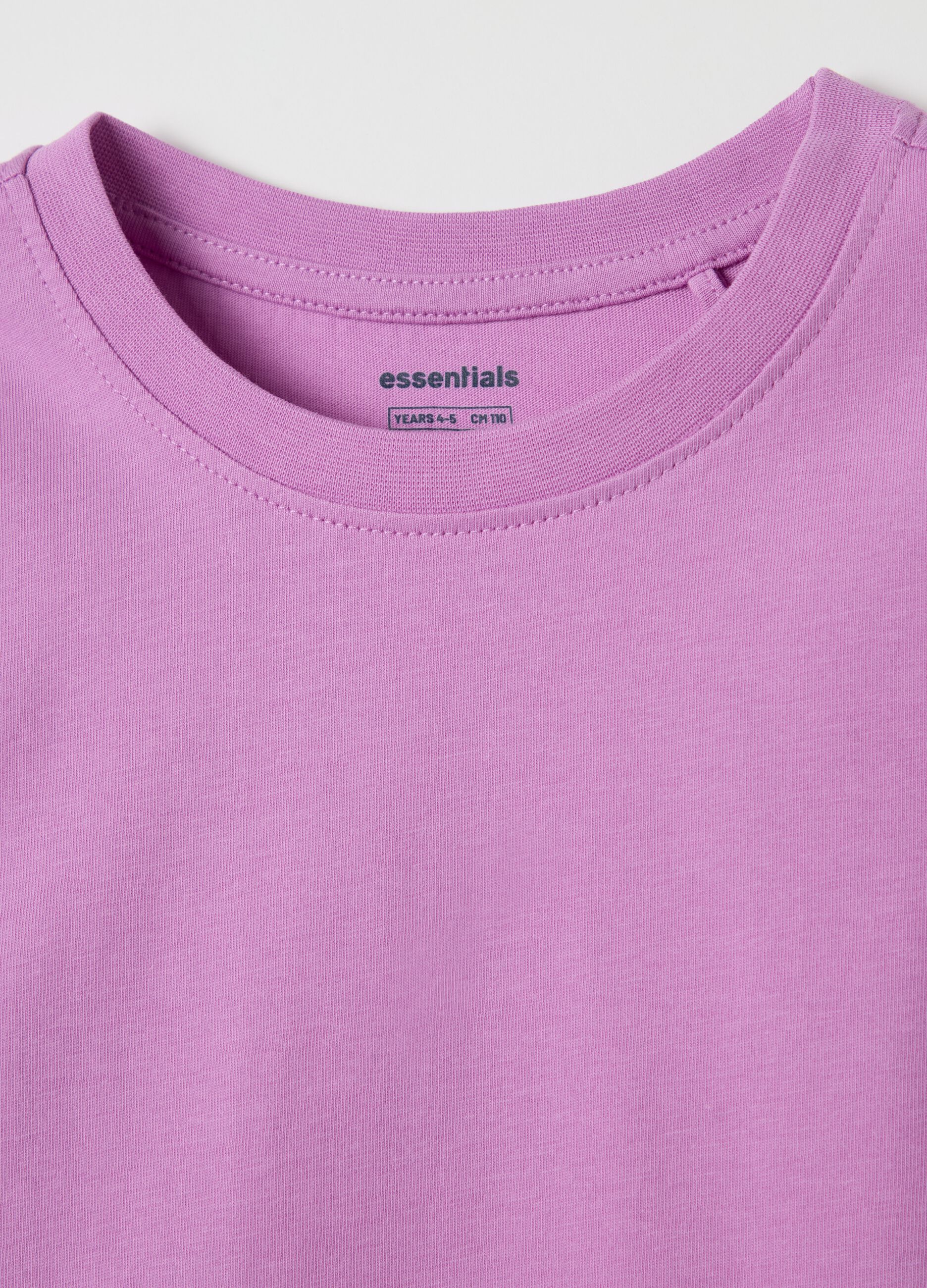 T-shirt maniche lunghe in cotone bio